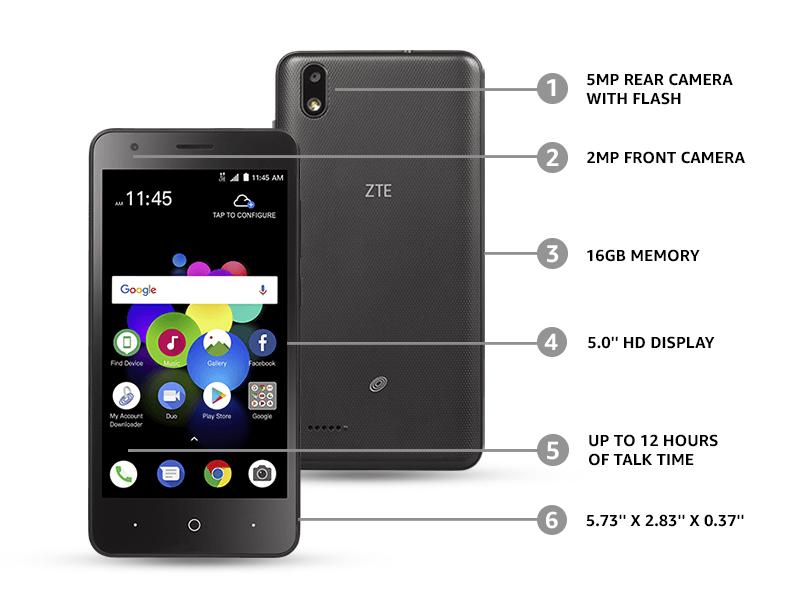 ZTE Blade T2 Lite Z559DL Claro Locked Good