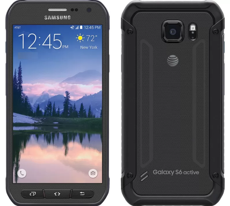 Samsung Galaxy S6 active SM-G890A AT&T Unlocked Acceptable Medium Burn