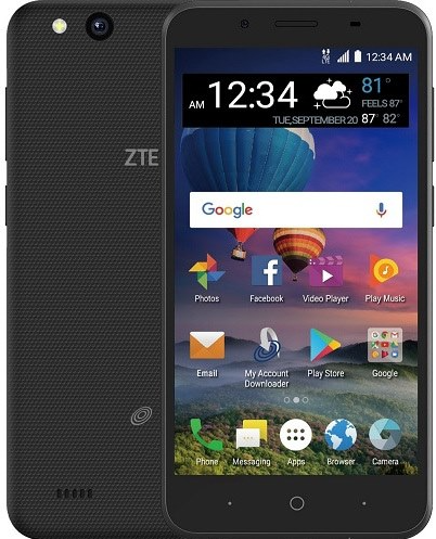 ZTE ZFive G Z557BL Claro Locked Acceptable