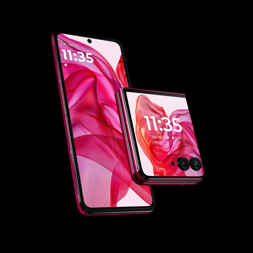 Motorola razr+ 2024 XT2451-1 T-Mobile Unlocked Good Light Burn