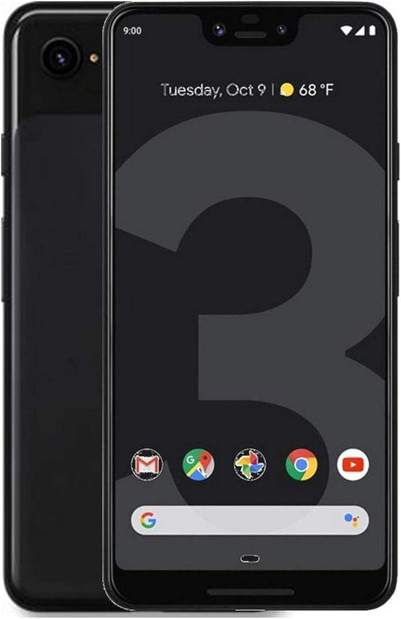 Google Pixel 3 G013A T-Mobile Only 64GB Black A+