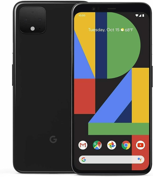 Google Pixel 4 G020I Unlocked 64GB Just Black C