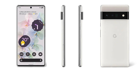 Google Pixel 6a GX7AS T-mobile Unlocked 128GB White B