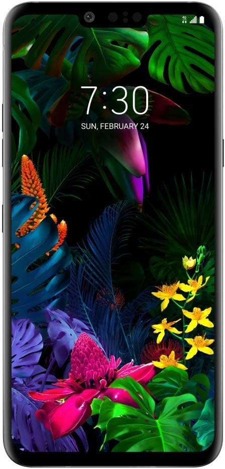 LG G8 ThinQ LM-G820 T-Mobile Unlocked 128GB New Aurora Black B Light Burn