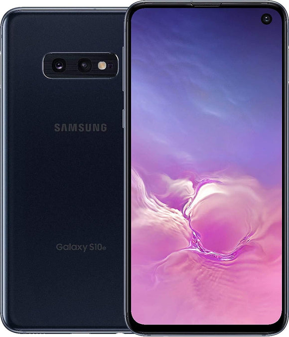 Samsung Galaxy S10e G970U Sprint Unlocked 128GB Black Very Good Light Burn
