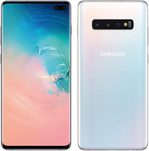 Samsung Galaxy S10+ SM-G975U Sprint Unlocked 128GB Prism White B