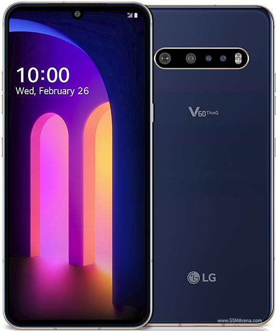 LG V60 ThinQ LM-V600 Verizon Unlocked 128GB Classy Blue A Light Burn