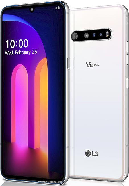 LG V60 ThinQ LM-V600 Verizon Unlocked 128GB White A+ Medium Burn