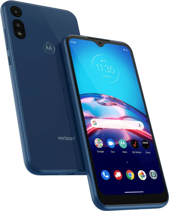 Motorola E7 (2020) XT2052-6 T-Mobile Unlocked 32GB Aqua Blue C