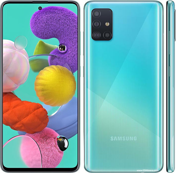 Samsung Galaxy A51 SM-A515U1 Factory Unlocked 128GB Prism Crush Blue B
