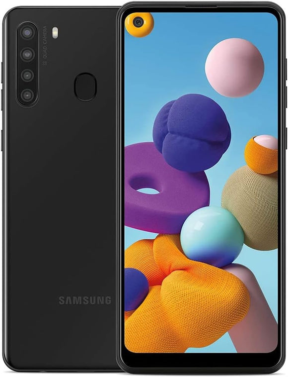 Samsung Galaxy A21 2020 SM-A215U1 Unlocked 32GB Black A+