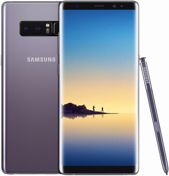 Samsung Galaxy Note 8 SM-N950U Sprint Only 64GB Orchid Gray B Light Burn