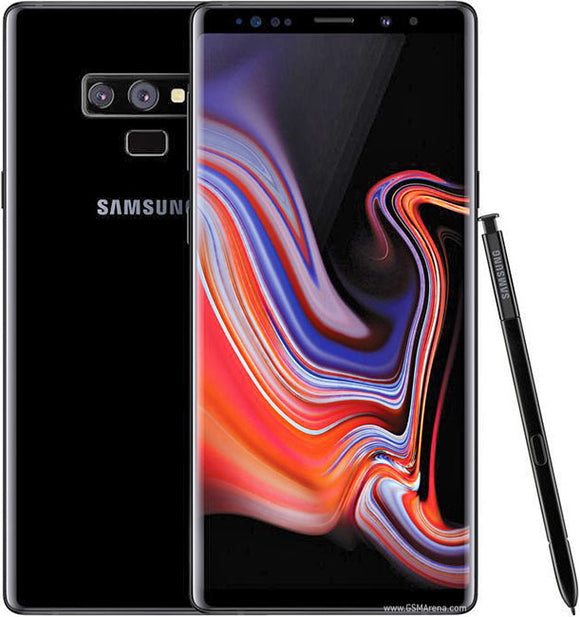 Samsung Galaxy Note 9 SM-N960U At&t Only 128GB Black C Heavy Burn