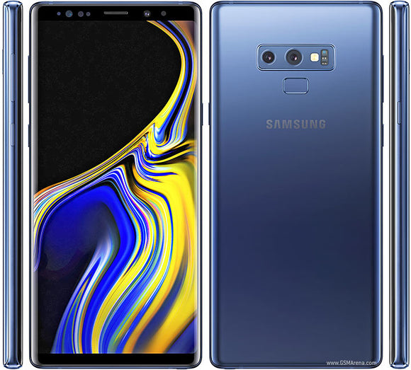 Samsung Galaxy Note 9 SM-N960U Factory Unlocked 128GB Ocean Blue B Heavy Burn