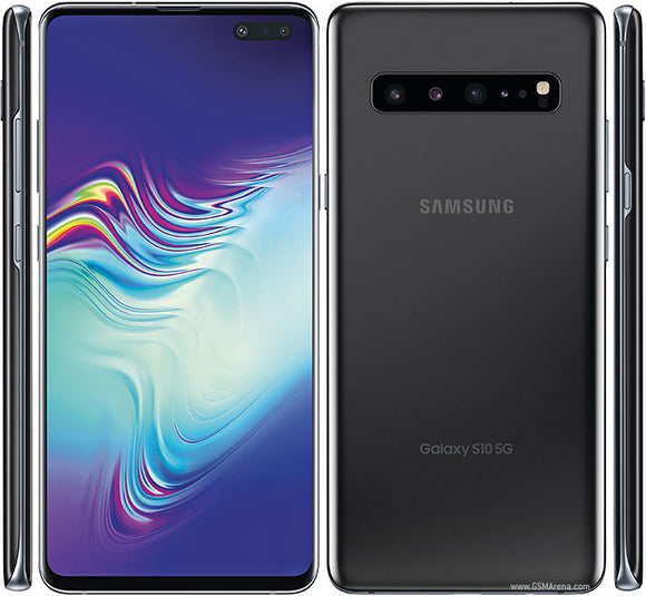 Samsung Galaxy S10 5G SM-G977U Verizon Only 256GB Black Very Good Heavy Burn