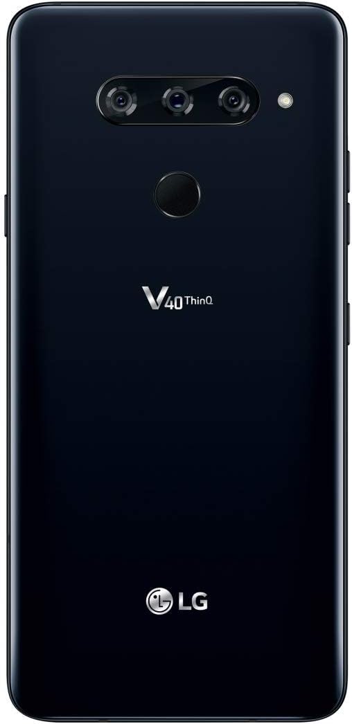 LG V40 ThinQ LM-V405 Verizon Unlocked 64GB Black C Light Burn