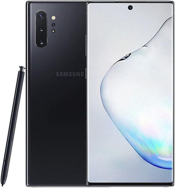 Samsung Galaxy Note 10+ N975U Sprint Unlocked 256GB Black Excellent Light Burn