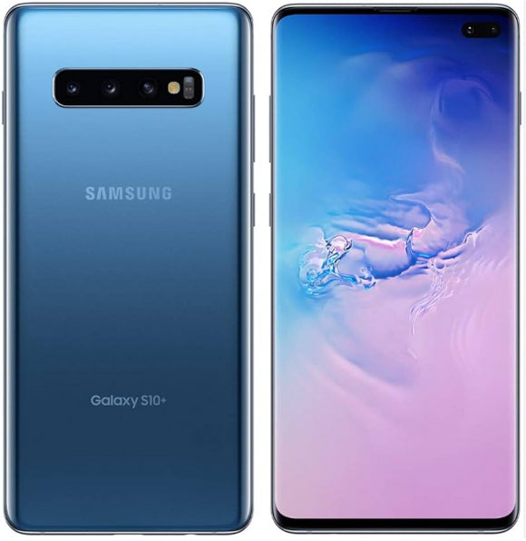 Samsung Galaxy S10+ SM-G975U Sprint Only 128GB Prism Blue C Extreme Burn