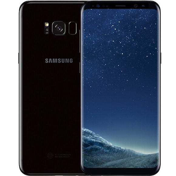 Samsung Galaxy S8 SM-G950U Sprint Only 64GB Midnight Black B Light Burn