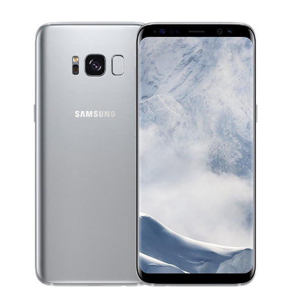 Samsung Galaxy S8 SM-G950U Sprint Unlocked 64GB Silver C Heavy Burn