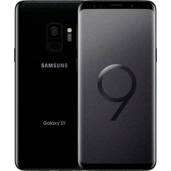Samsung Galaxy S9 SM-G960U Sprint Unlocked 64GB Midnight Black B Medium Burn