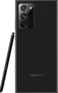 Samsung Galaxy Note 20 Ultra 5G Duos SM-N986U AT&T Locked 128GB Mystic Black C Light Burn