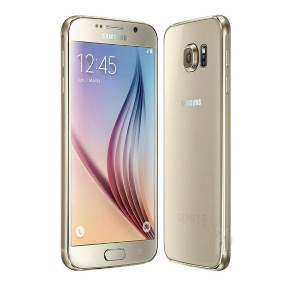 Samsung Galaxy S6 SM-G920T T-mobile ULK 32GB Gold Excellent Medium Burn Medium Burn