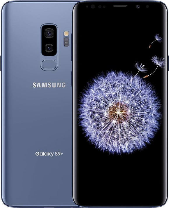 Samsung Galaxy S9 SM-G960U Sprint Unlocked 64GB Coral Blue C Medium Burn