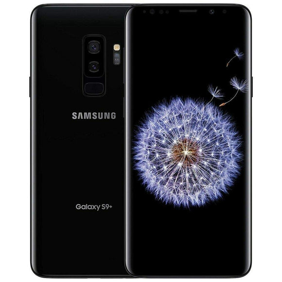 Samsung Galaxy S9+ SM-G965U Sprint Unlocked 64GB Midnight Black C Light Burn