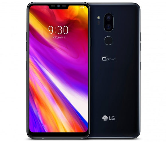 LG G7 ThinQ LM-G710VM Verizon Unlocked 64GB Aurora Black B Light Burn