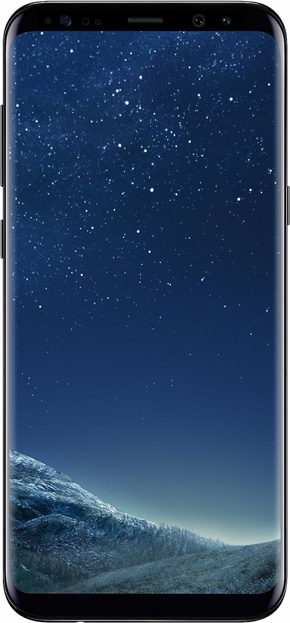 Samsung Galaxy S8+ SM-G955U Sprint Locked 64GB Midnight Black B Medium Burn