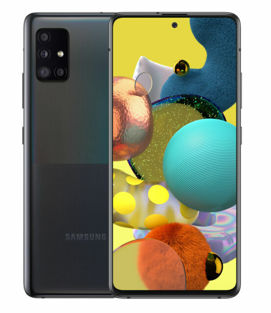 Samsung Galaxy A51 5G SM-A516U Sprint Unlocked 128GB Prism Cube Black C