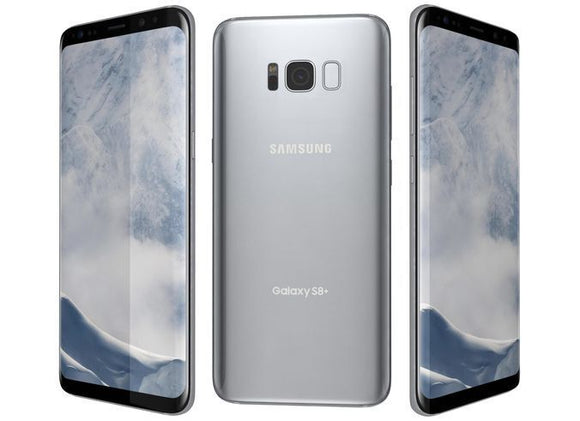 Samsung Galaxy S8+ SM-G955U Factory Unlocked 64GB Arctic Silver B Heavy Burn