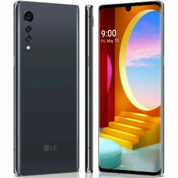 LG Velvet 5G LM-G900TM T-Mobile Unlocked 128GB Aurora Gray C Light Burn