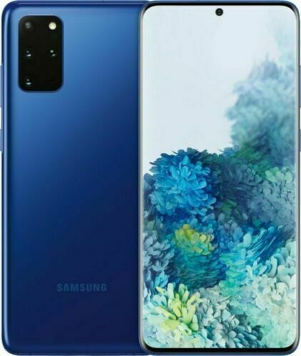 Samsung Galaxy S20+ 5G SM-G986U Sprint Unlocked 128GB Aura Blue B Light Burn