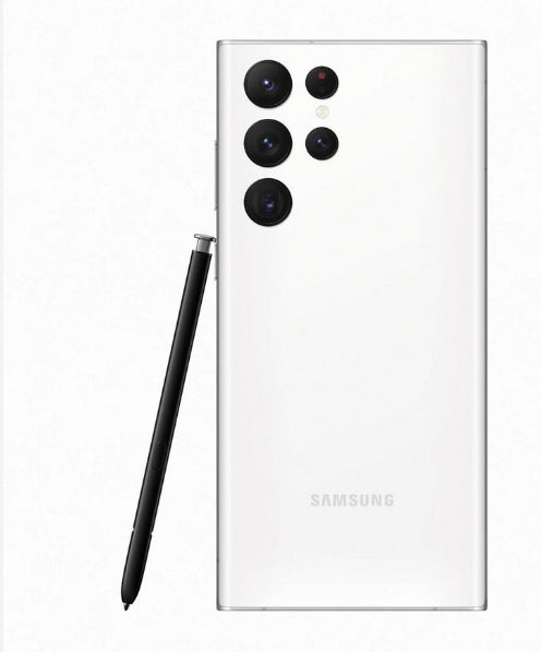 Samsung Galaxy S22 Ultra SM-S908U AT&T Only 128GB Phantom White C