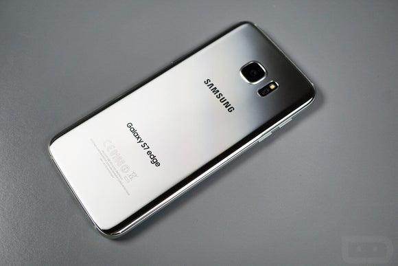 Samsung Galaxy S7 Edge SM-G935P Sprint Unlocked 32GB Silver C Medium Burn