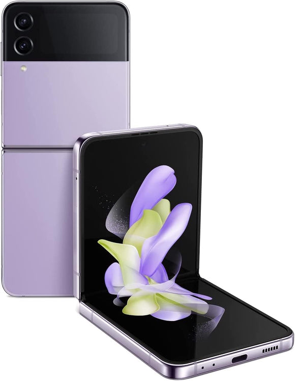 Samsung Galaxy Z Flip 4 F721U T-Mobile Only 256GB Bora Purple Excellent Crease