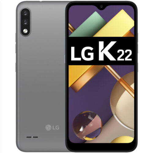 LG K22 LM-K200 Boost Mobile Only 32GB Gray A Sim Missing