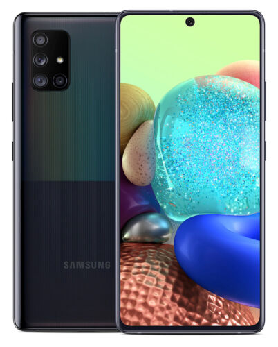 Samsung Galaxy A71 5G A716U Boost Mobile Only 128GB Black C Light Burn