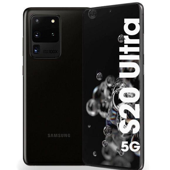 Samsung Galaxy S20 Ultra 5G SM-G988U Verizon Unlocked 128GB Cosmic Black B Extreme Burn