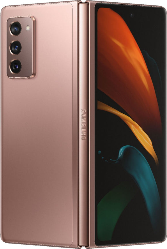 Samsung Galaxy Z Fold 2 5G F916U Verizon Unlocked 256GB Bronze C Crease