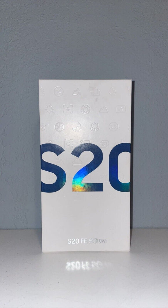 Samsung Galaxy S20 FE 5G SM-G781U US Cellular Unlocked 128GB Blue C Medium Burn