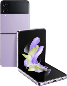 Samsung Galaxy Z Flip 4 SM-F721U T-Mobile Only 256GB Bora Purple B Crease