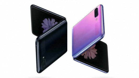Samsung Galaxy Z Flip Duos SM-F700U1 Factory Unlocked Locked 256GB Mirror Black C