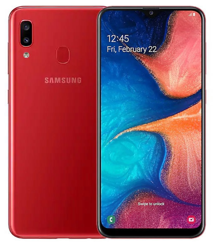 Samsung Galaxy A20 SM-A205G Unlocked Good Light Burn
