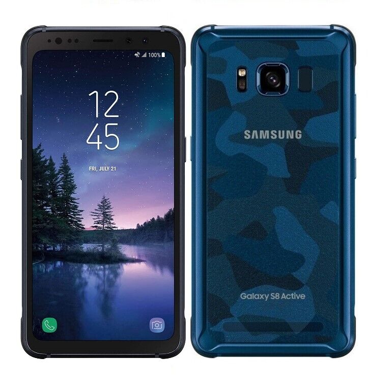 Samsung Galaxy S8 Active SM-G892A Unlocked Acceptable Extreme Burn
