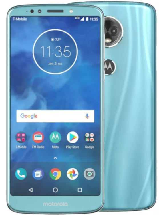 Motorola Moto E5 Plus XT1924-7 MetroPCS Unlocked Good Light Burn