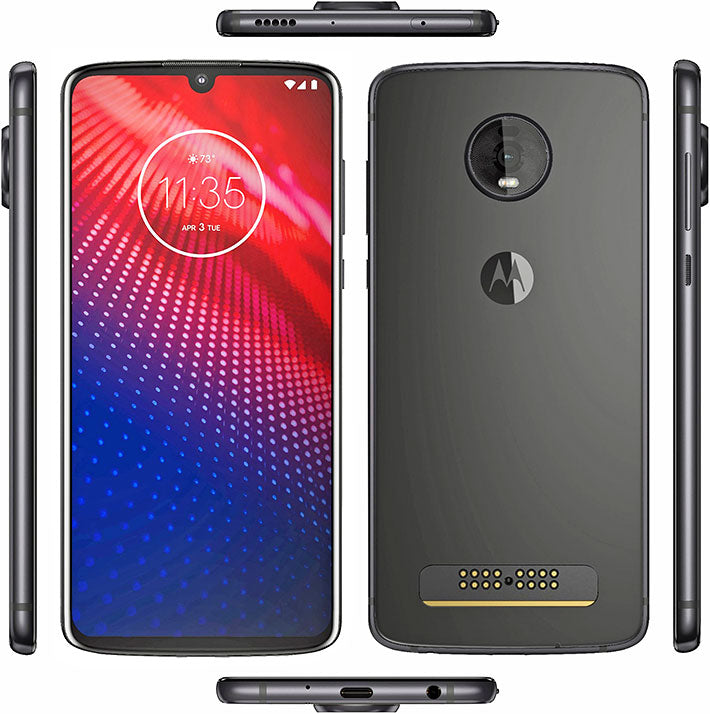 Motorola Moto Z4 XT1980-4 Verizon Unlocked Good Extreme Burn