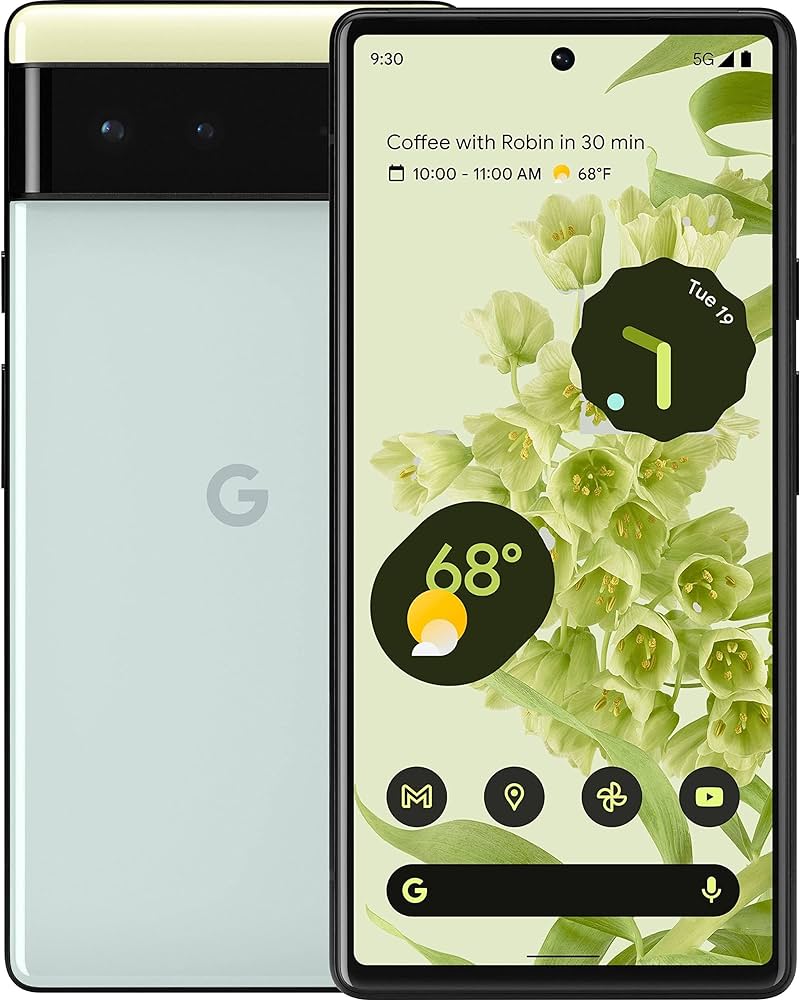 Google Pixel 6 G9S9B Unlocked Good Light Burn